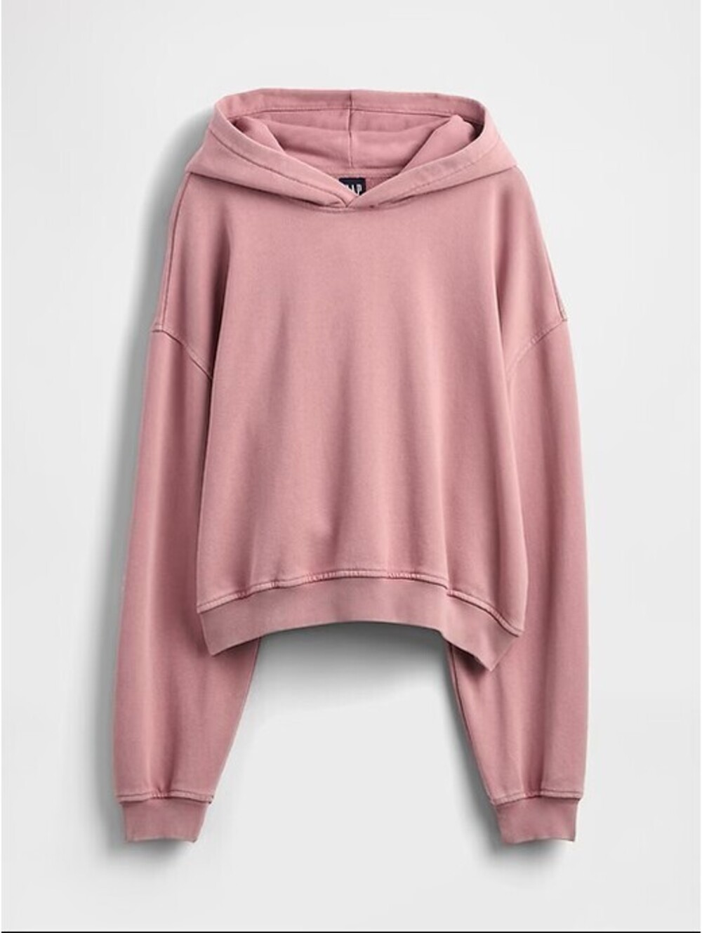 Gap Heavyweight French Terry Oversized Hoodie Mauve Pink NWT Size M